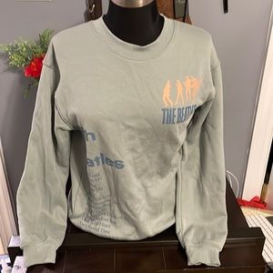 Sage green The Beatles crew neck